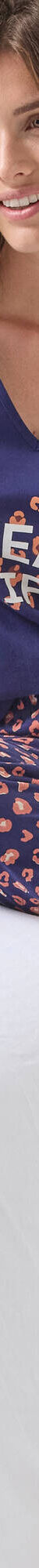 Pantacourt pyjama imprimé "Beautiful" (marine / cuivre) Pantacourt pyjama imprimé "Beautiful" (marine / cuivre)